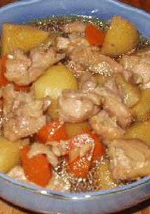 鶏肉とじゃがいものうま煮♪-レシピのメイン写真