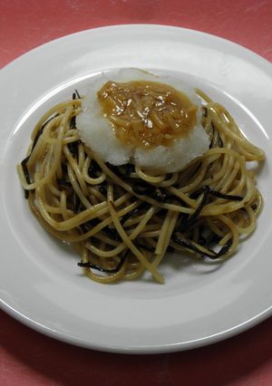簡単☆こってりさっぱり塩昆布パスタ-レシピのメイン写真