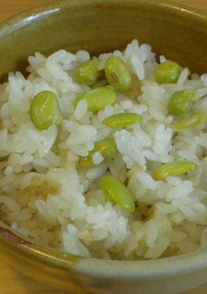 枝豆のおこわ-レシピのメイン写真