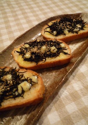 *ひじきとチーズの和風カナッペ*-レシピのメイン写真