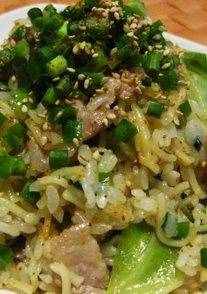 スパイシー◎大人な塩そばめし-レシピのメイン写真
