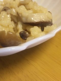 簡単!きのことチーズのリゾット-レシピのメイン写真