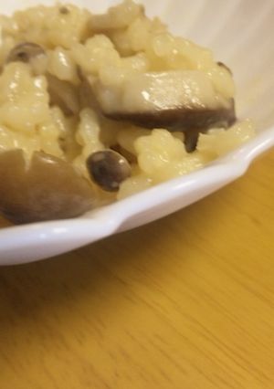 簡単!きのことチーズのリゾット-レシピのメイン写真
