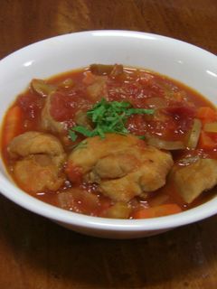 鍋ひとつでできる鶏トマト煮-レシピのメイン写真