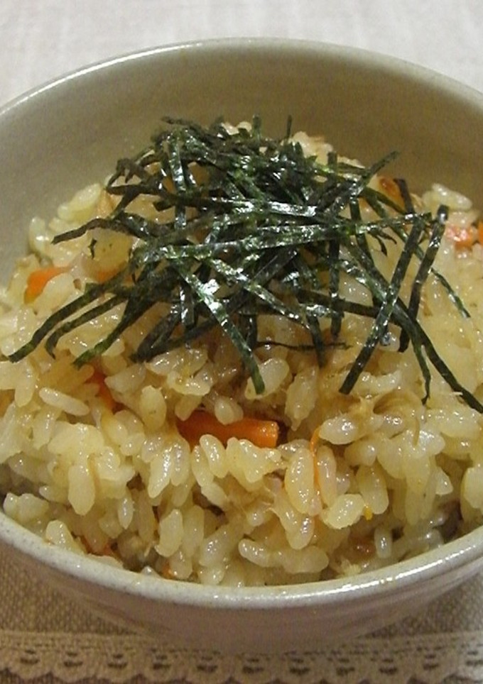やみつき♪ツナとなめ茸の炊き込みご飯-レシピのメイン写真