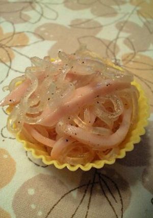 お弁当に☆はるさめとソーセージマヨ炒め-レシピのメイン写真