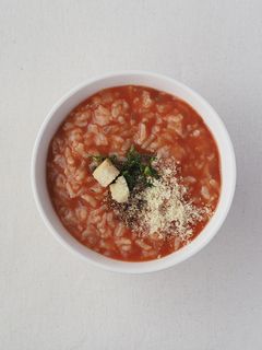 おかゆメーカーで簡単!トマトリゾット風粥-レシピのメイン写真