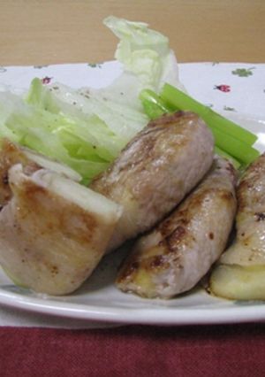 ☆豚肉のりんご巻き☆-レシピのメイン写真