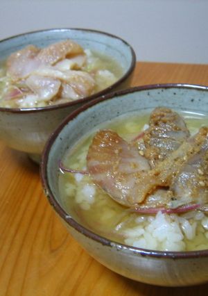 出汁で贅沢茶漬け（醤油仕立て）-レシピのメイン写真