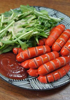 赤ウィンナー炒め-レシピのメイン写真