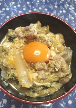 白菜の親子丼-レシピのメイン写真