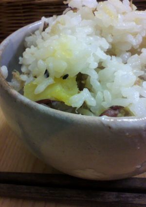 ホクホクうまうま☆ツナとさつまいもご飯-レシピのメイン写真