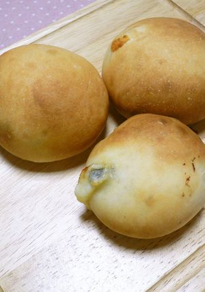 ☆和洋MIX☆ま~るいチーズ海苔パン-レシピのメイン写真