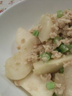 鶏そぼろとカブのあったかサラダ☆-レシピのメイン写真