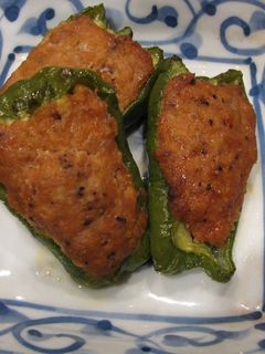 お弁当に簡単ピーマンの肉詰め-レシピのメイン写真