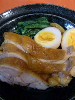 鶏チャーシュー半熟煮卵添え-レシピのメイン写真