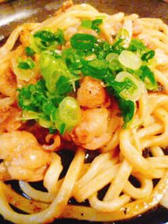 B級グルメ!ホルモンうどん(焼きうどん)-レシピのメイン写真