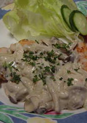 ピンクボールのクリーム煮-レシピのメイン写真