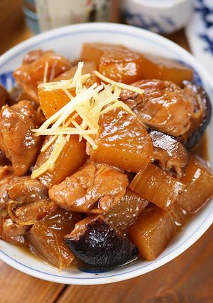 ご飯が進む🍚鶏大根の味しみしみ中華煮🤭💕-レシピのメイン写真