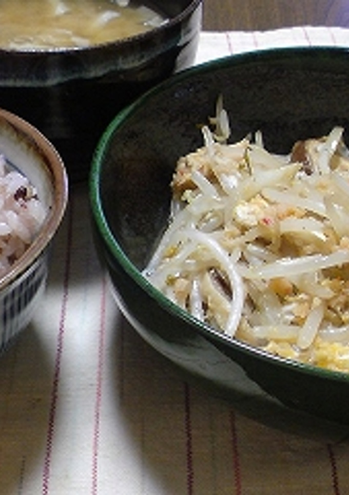 野菜炒め作り味噌バター使用カニもやし炒め-レシピのメイン写真