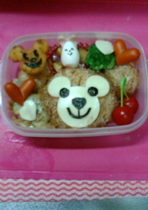 キャラ弁☆ダッフィー-レシピのメイン写真