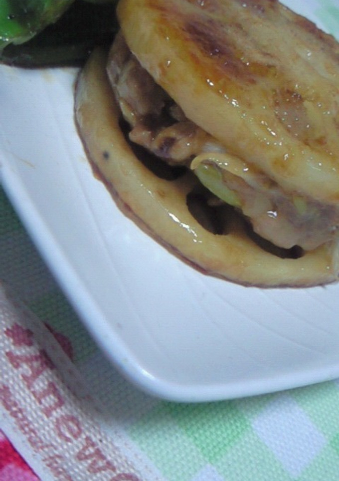 蓮根のはさみ焼き＊れもん照り焼き-レシピのメイン写真