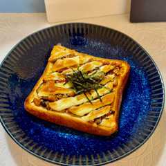 รูปของ 梅ポン生姜の納豆麹②のチーズトースト