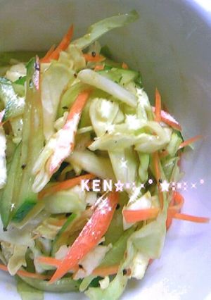 石垣島ラー油で！簡単！キャベツサラダ-レシピのメイン写真