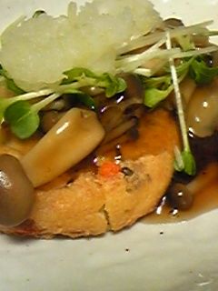 焼きがんものきのこあんかけ☆おろしのっけ-レシピのメイン写真