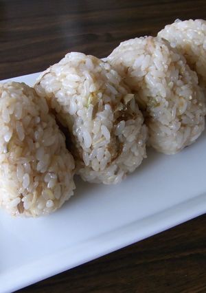 居酒屋のみょうがおにぎり-レシピのメイン写真