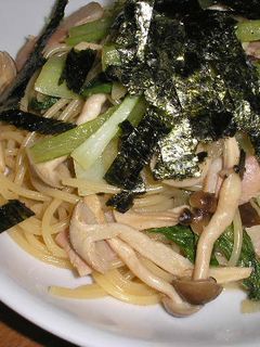 小松菜とシメジの和風パスタ♪-レシピのメイン写真