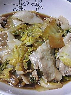 ウマ~~~白菜と豚バラの蒸し煮-レシピのメイン写真