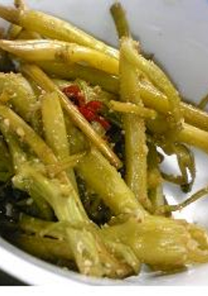 『油ゼロ』くうしんさいのきんぴら-レシピのメイン写真