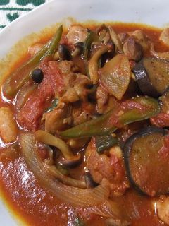 鶏肉のトマトソース煮込み♪-レシピのメイン写真