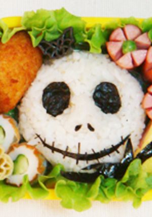 ジャック・スケリントンのお弁当✿キャラ弁-レシピのメイン写真