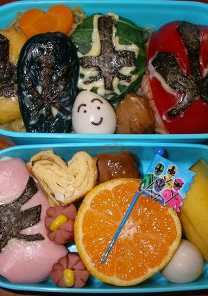 シンケンジャー弁当-レシピのメイン写真