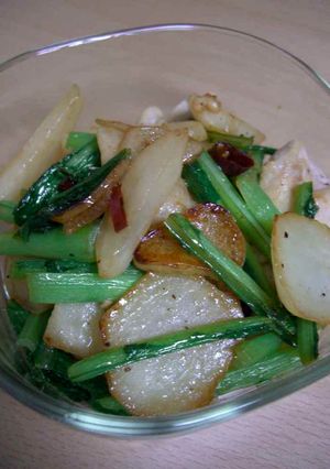 鶏肉とカブのペペロン炒め-レシピのメイン写真