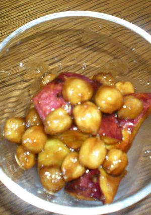 薩摩芋とひよこ豆のかりんとう風大学芋-レシピのメイン写真