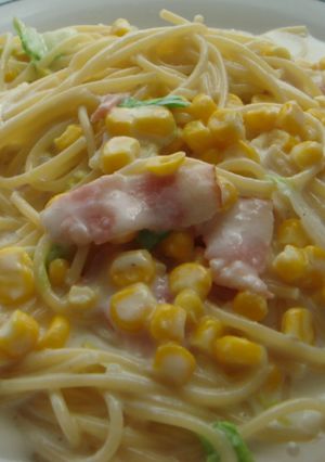 シチューでクリームパスタ-レシピのメイン写真