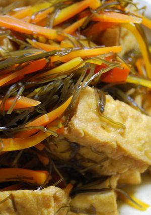 糸昆布と厚揚げの煮もの-レシピのメイン写真