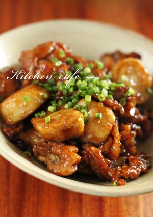 さといもと豚肉の照り焼き-レシピのメイン写真