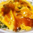 ★うちのもやしニラ玉中華あんかけ★