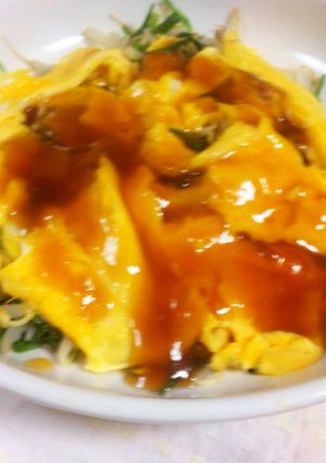 ★うちのもやしニラ玉中華あんかけ★-レシピのメイン写真