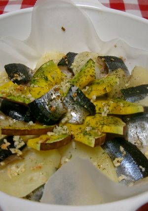 秋の味覚♡秋刀魚と南瓜のオーブン焼き-レシピのメイン写真