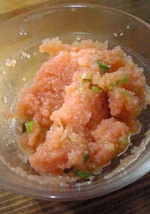 明太子のごま油和え-レシピのメイン写真