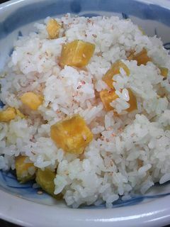 さつま芋おこわ-レシピのメイン写真