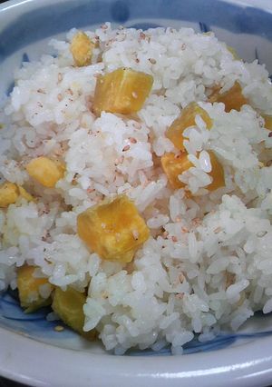 さつま芋おこわ-レシピのメイン写真