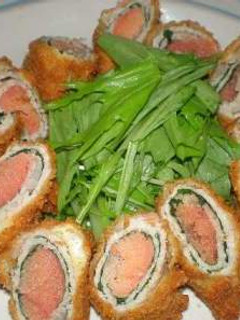 ●豚肉明太子巻きフライ●-レシピのメイン写真