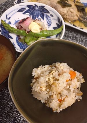 イワシつみれ団子入り炊き込みご飯-レシピのメイン写真