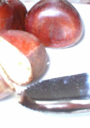 ゆで栗の食べ方-レシピのメイン写真